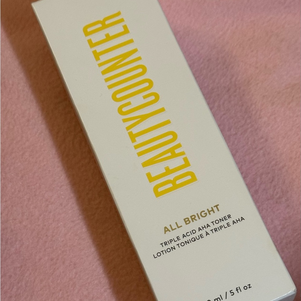 NEW in box, BELOVED Beautycounter All Bright AHA Toner